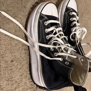 Converse Black and White High-Top Sneakers
